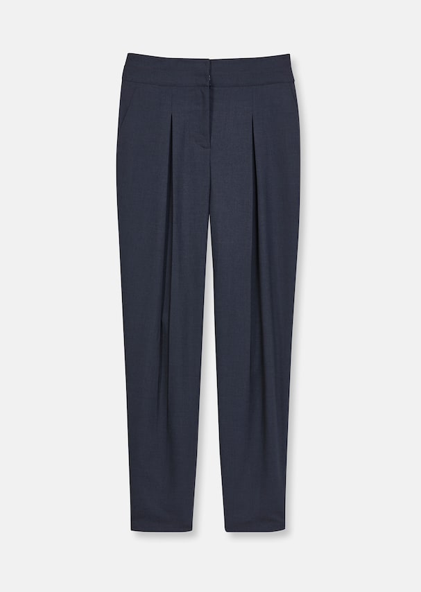 Pleated trousers with comfort waistband 5