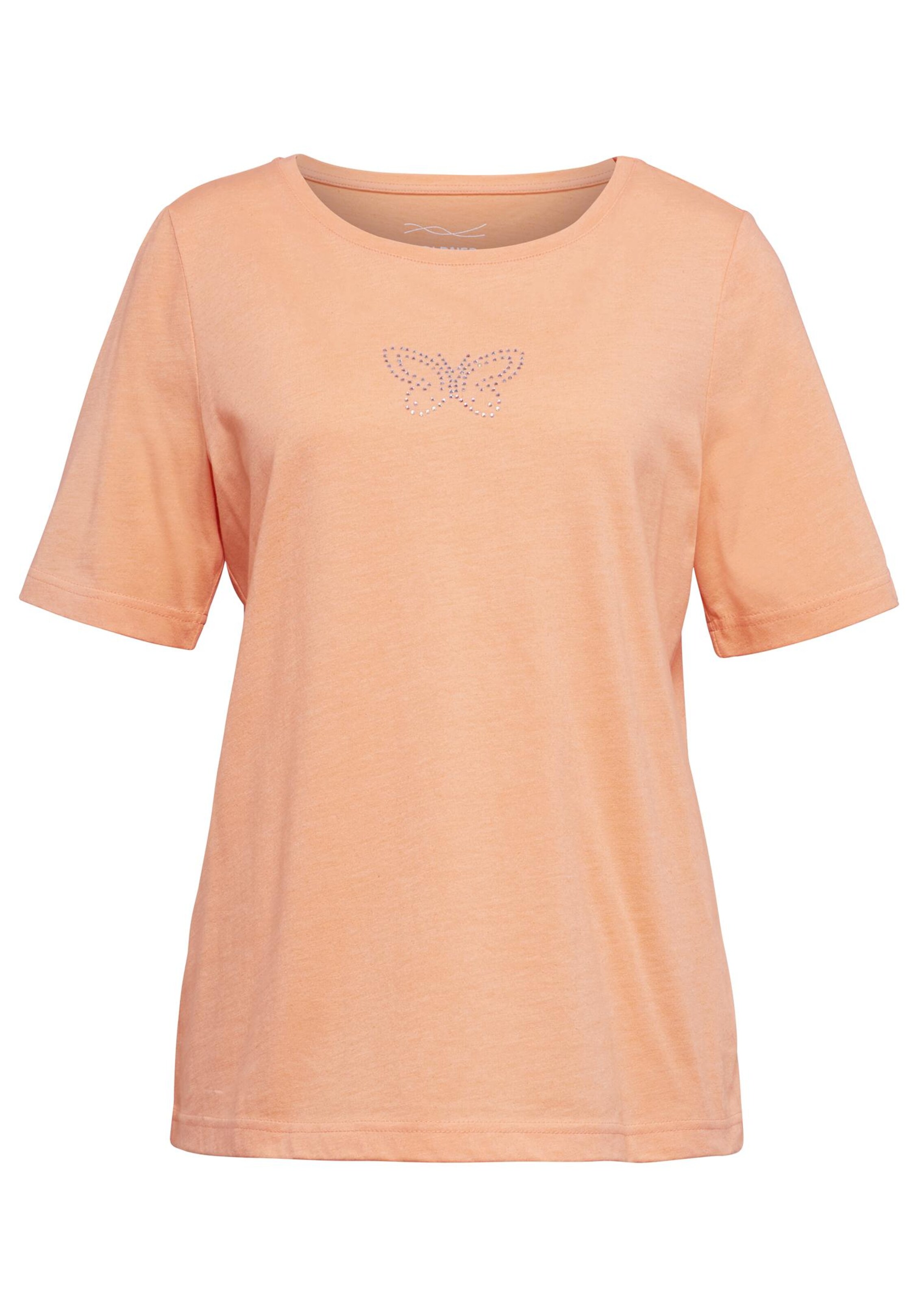 T-Shirt mit Glitzersteinchen-Applikation