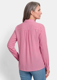 Leichte Hemdbluse mit Streifen thumbnail 3