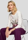 T-shirt en coton avec motif sur le devant thumbnail 7