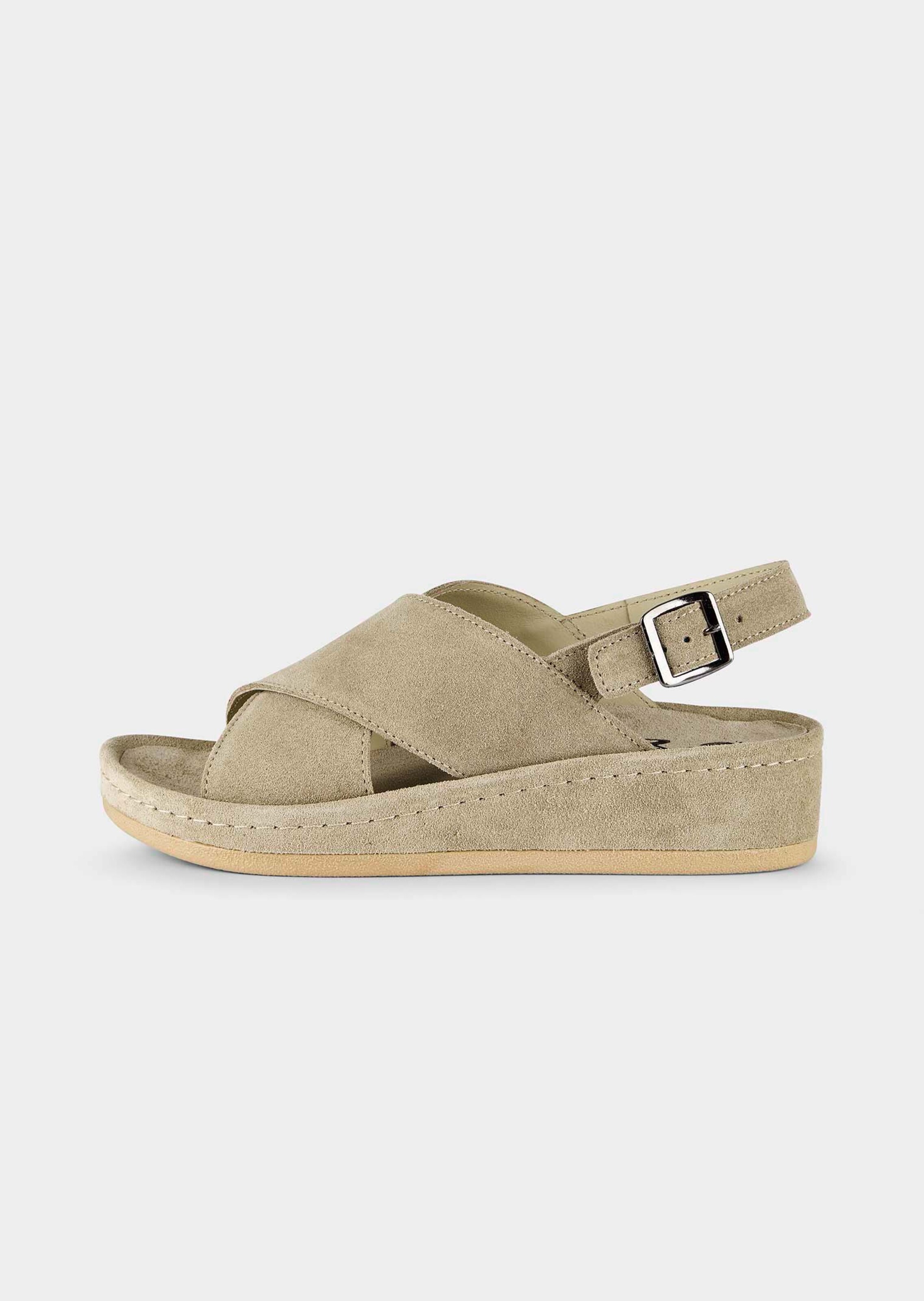 Sandalen met verwisselbaar voetbed