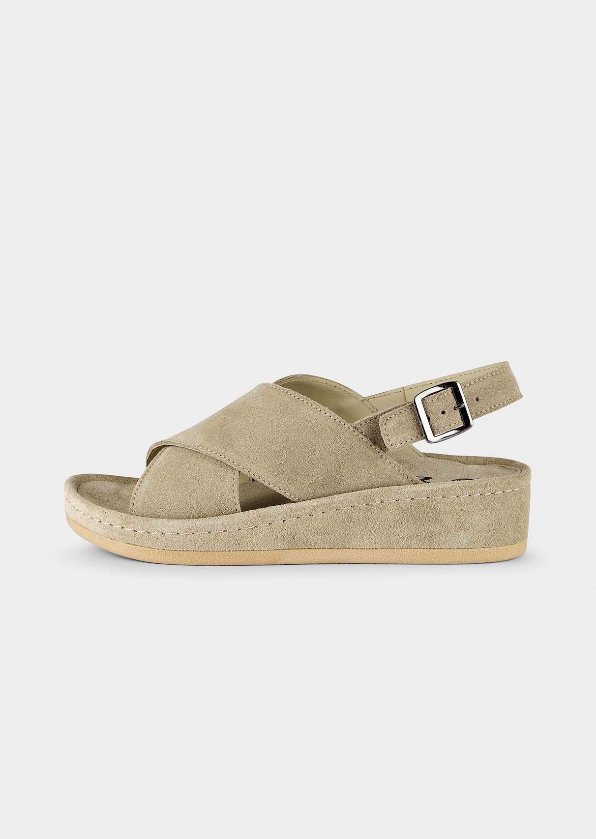 Sandalen met verwisselbaar voetbed