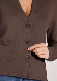 Blazer en maille. Pur coton thumbnail 5