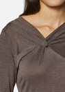 Shirt mit Knoten-Effekt und 3/4-Ärmeln thumbnail 5