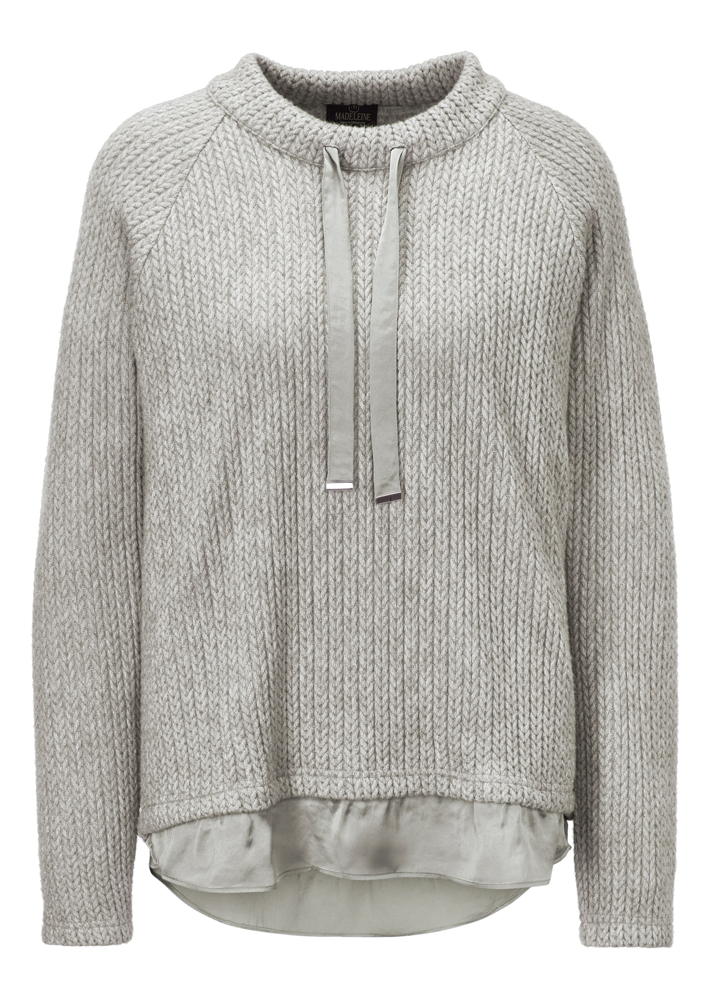 Sweatshirt in Strickoptik