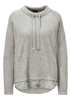 Sweatshirt in Strickoptik thumbnail 1