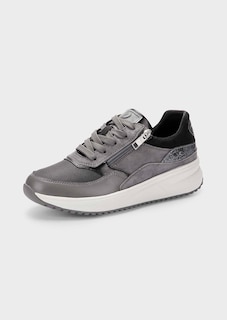 Sneaker aus Glatt- und Wildleder thumbnail 5