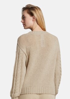 Strickpullover mit Zopfmuster thumbnail 3