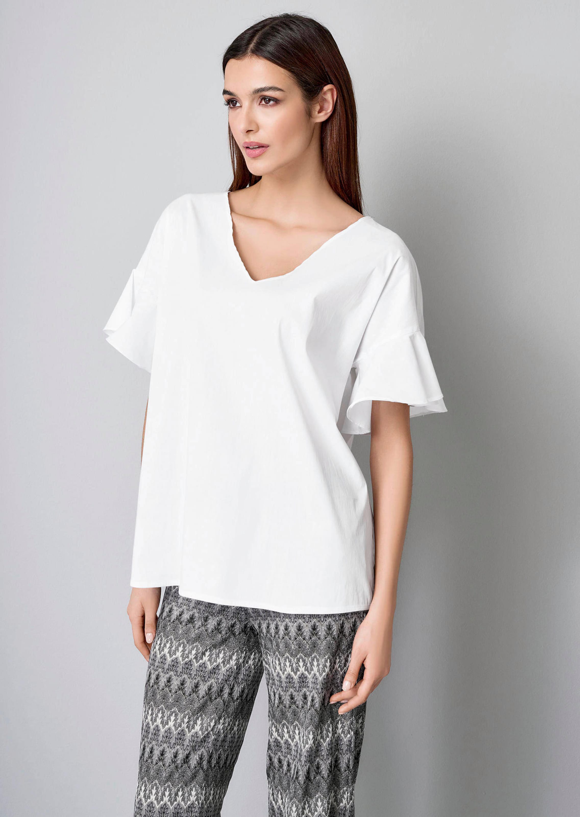 Bluse mit V-Ausschnitt