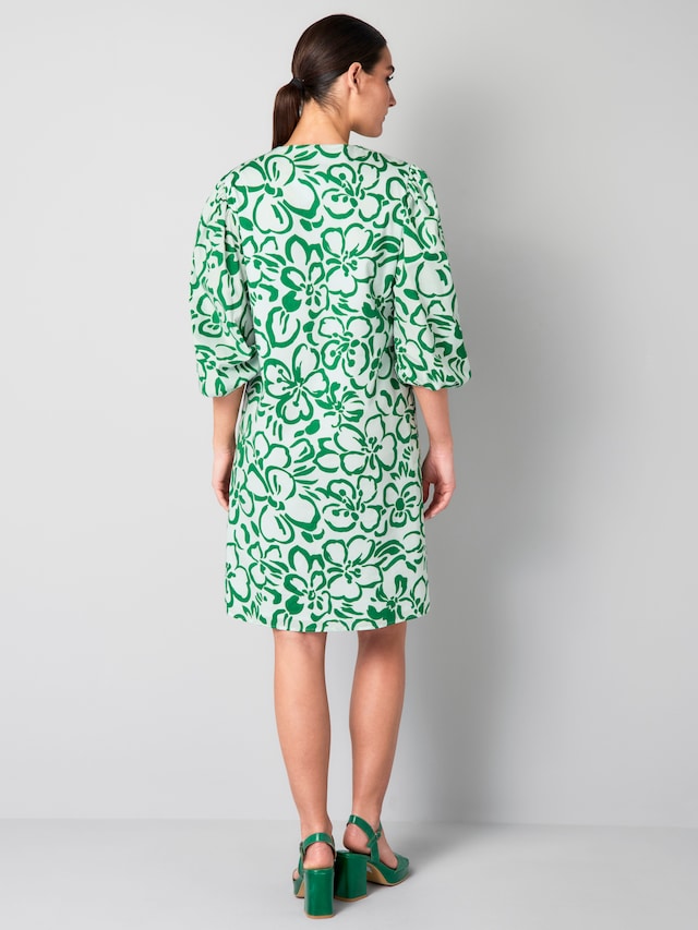 Kleid mit leichtem Ballonärmel 1