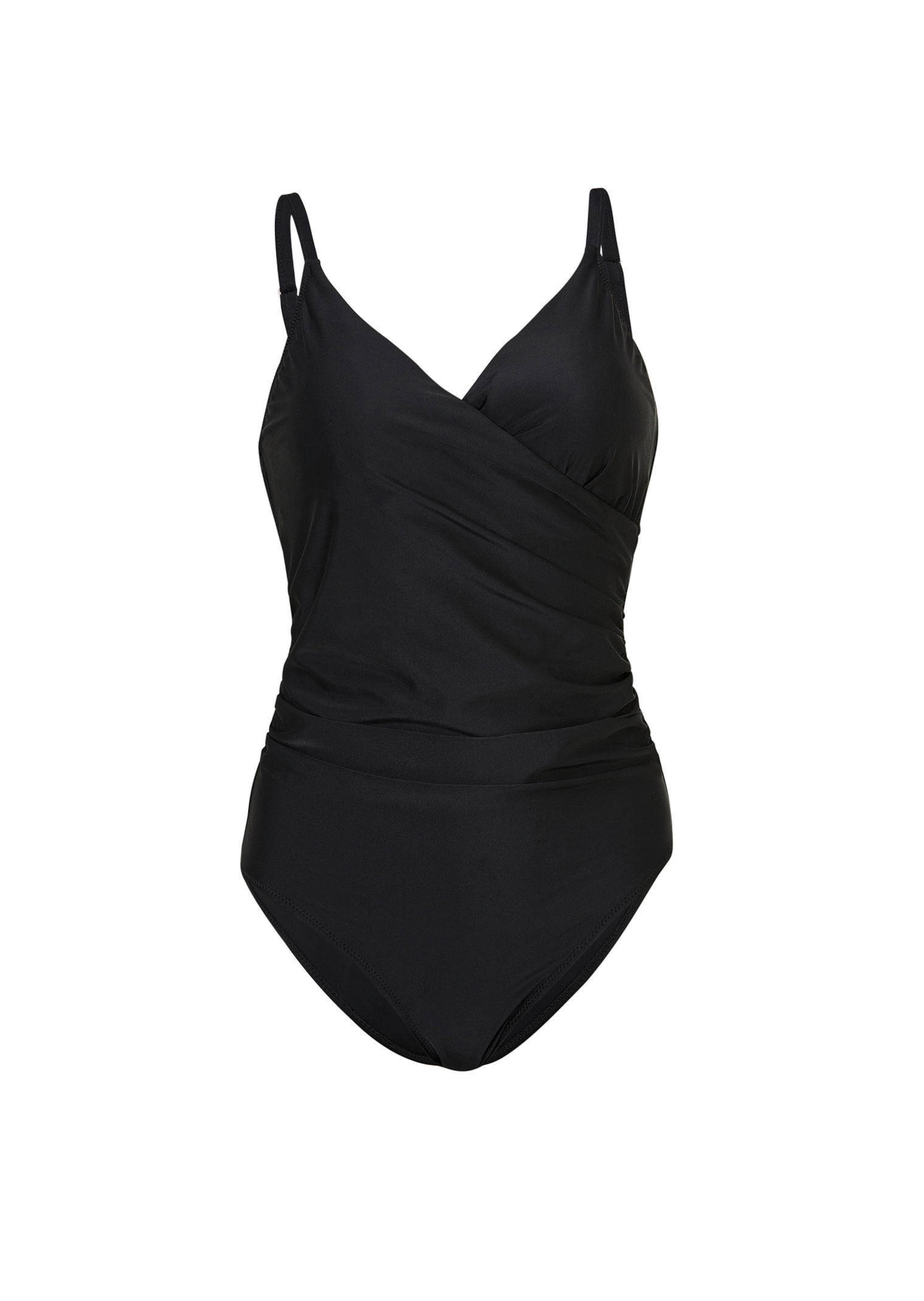 Badeanzug in Wickeloptik mit Softschalen