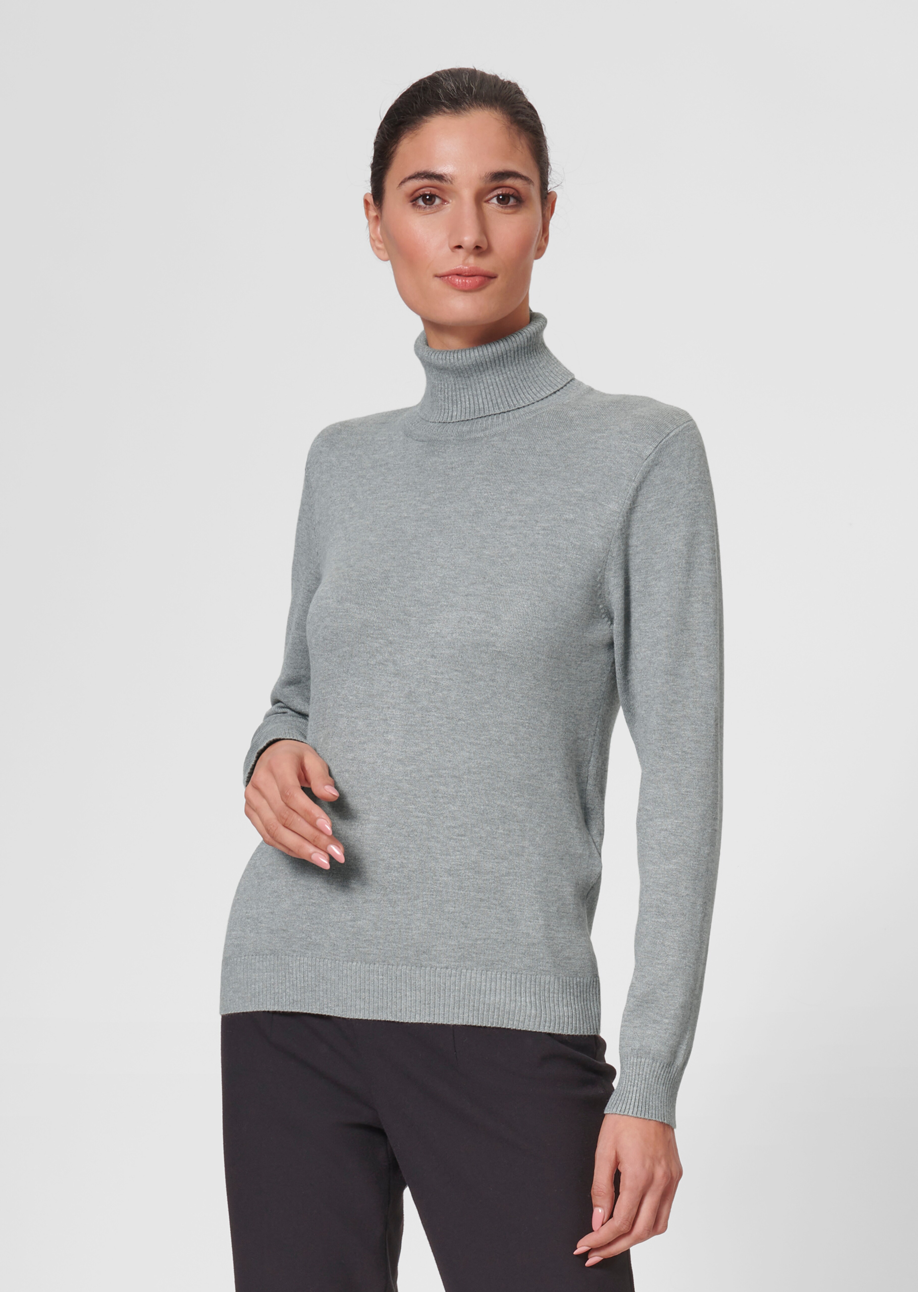 Strickpullover aus Viskose-Stretch