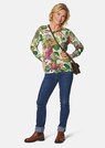 Lichte gedessineerde pullover met elegante hals thumbnail 2