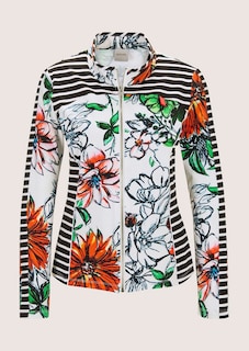 Sweat-Jacke mit Unikat-Print thumbnail 6