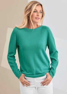 Kaschmirpullover mit U-Boot Ausschnitt thumbnail 7