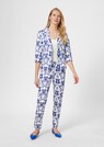Schmale Hose mit Unikat-Print thumbnail 2