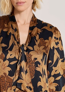 Schluppen-Kleid mit Allover-Blütenprint thumbnail 5