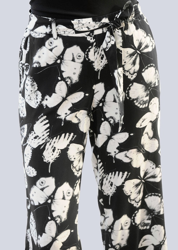 Hose mit exklusivem Alba Moda Druck 2