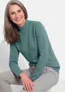 Fijn gebreide tricot pullover met opstaande kraag thumbnail 4