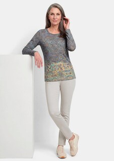 Langarmshirt mit Paisleymuster thumbnail 4