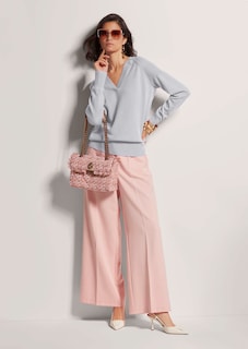 Kaschmirpullover mit V-Ausschnitt thumbnail 4