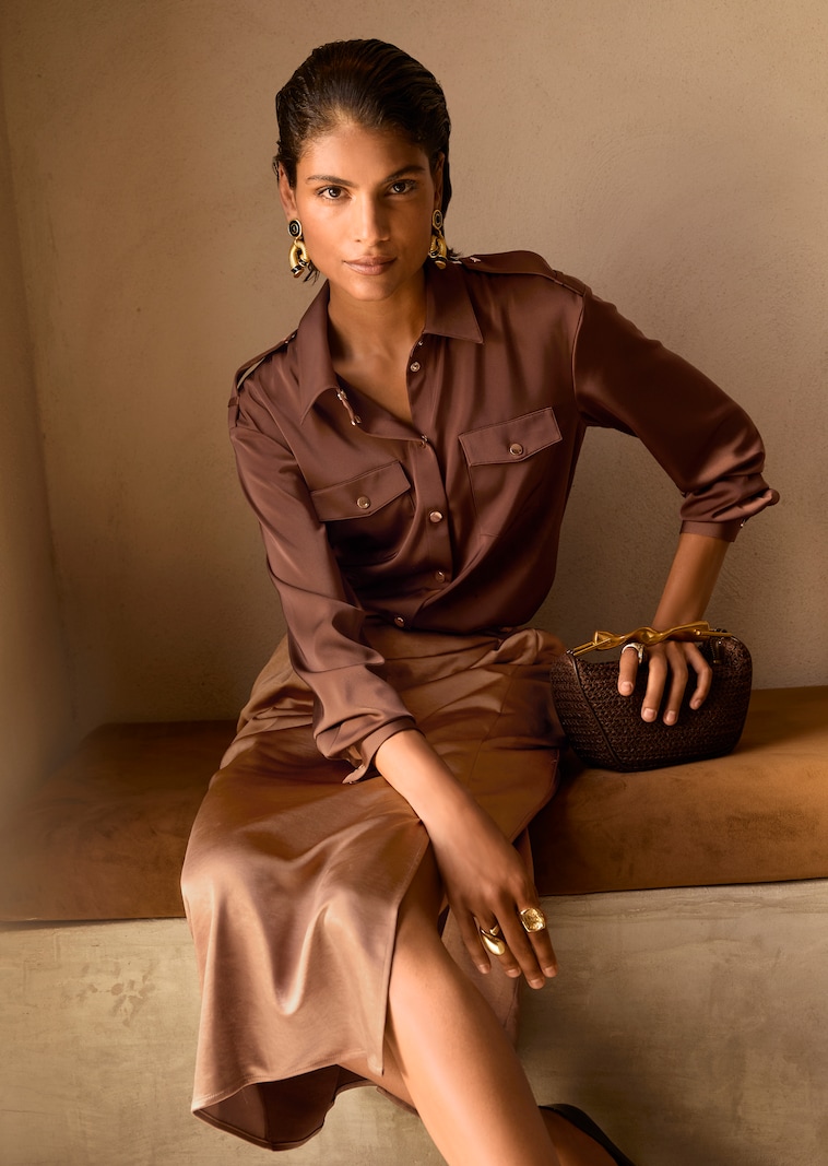 Hemdbluse im Utility-Style