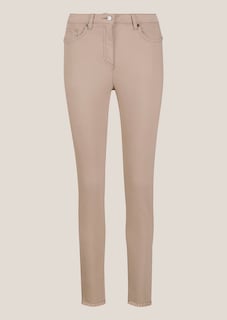 Jeans met fijne franjezoom thumbnail 6