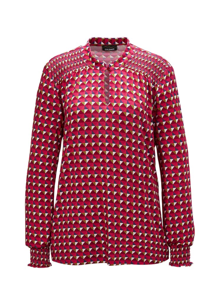 Chemisier en jersey et fils brillants