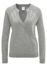 Strickpullover in Wickeloptik thumbnail 1