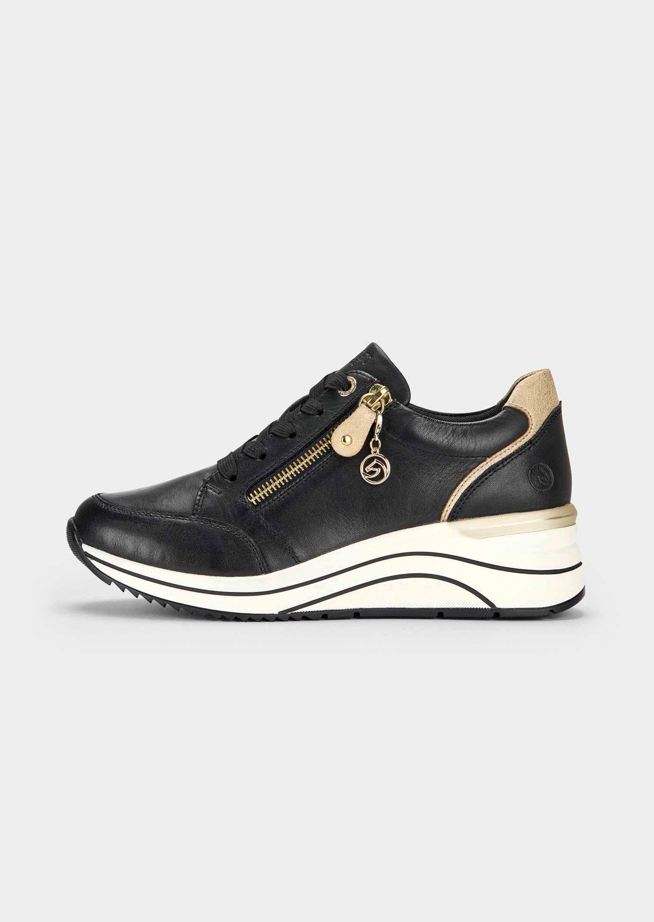 Waterafstotende sneakers van glad leer