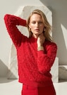 Strickpullover mit Fransenmuster thumbnail 1
