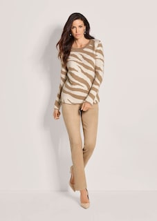 Pullover mit modischem Zebra-Muster thumbnail 2
