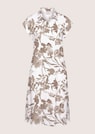 Robe-chemise en viscose avec imprimé fleuri thumbnail 7