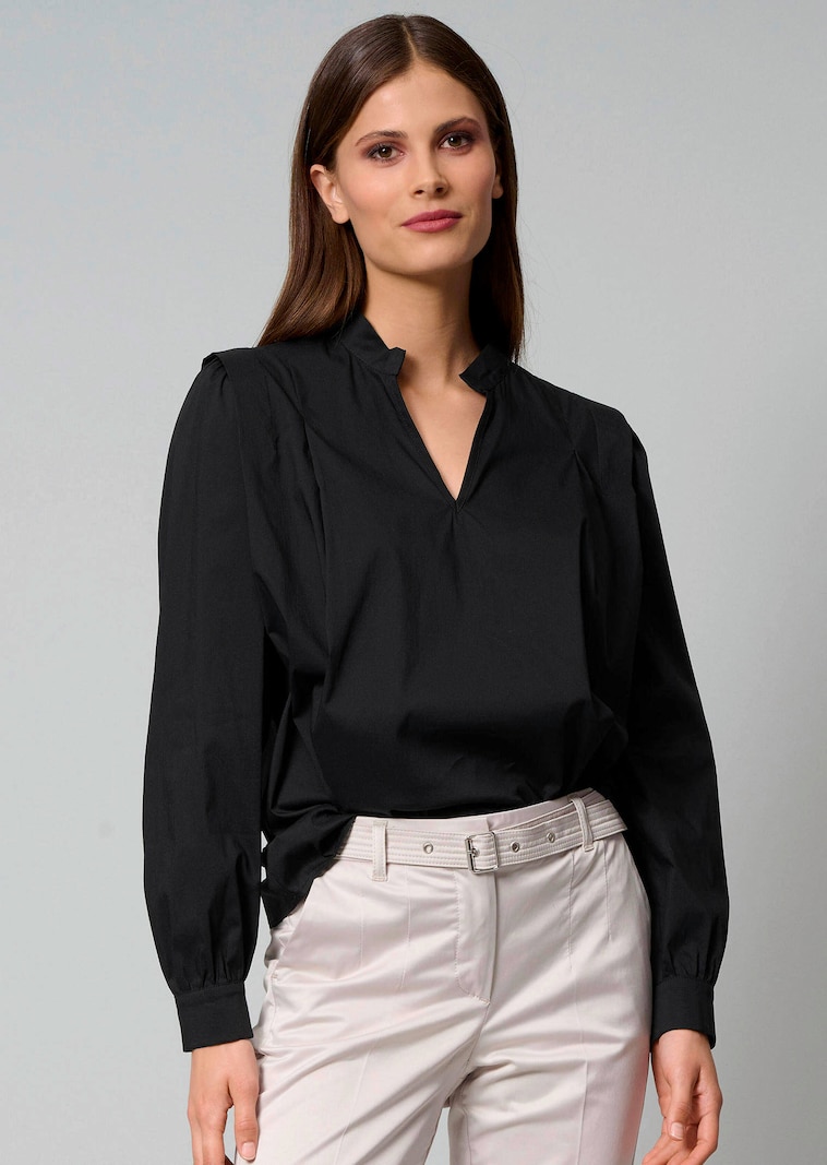 Bluse mit Schlupf zum Binden
