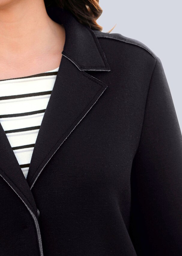 Jacke mit Reverskragen