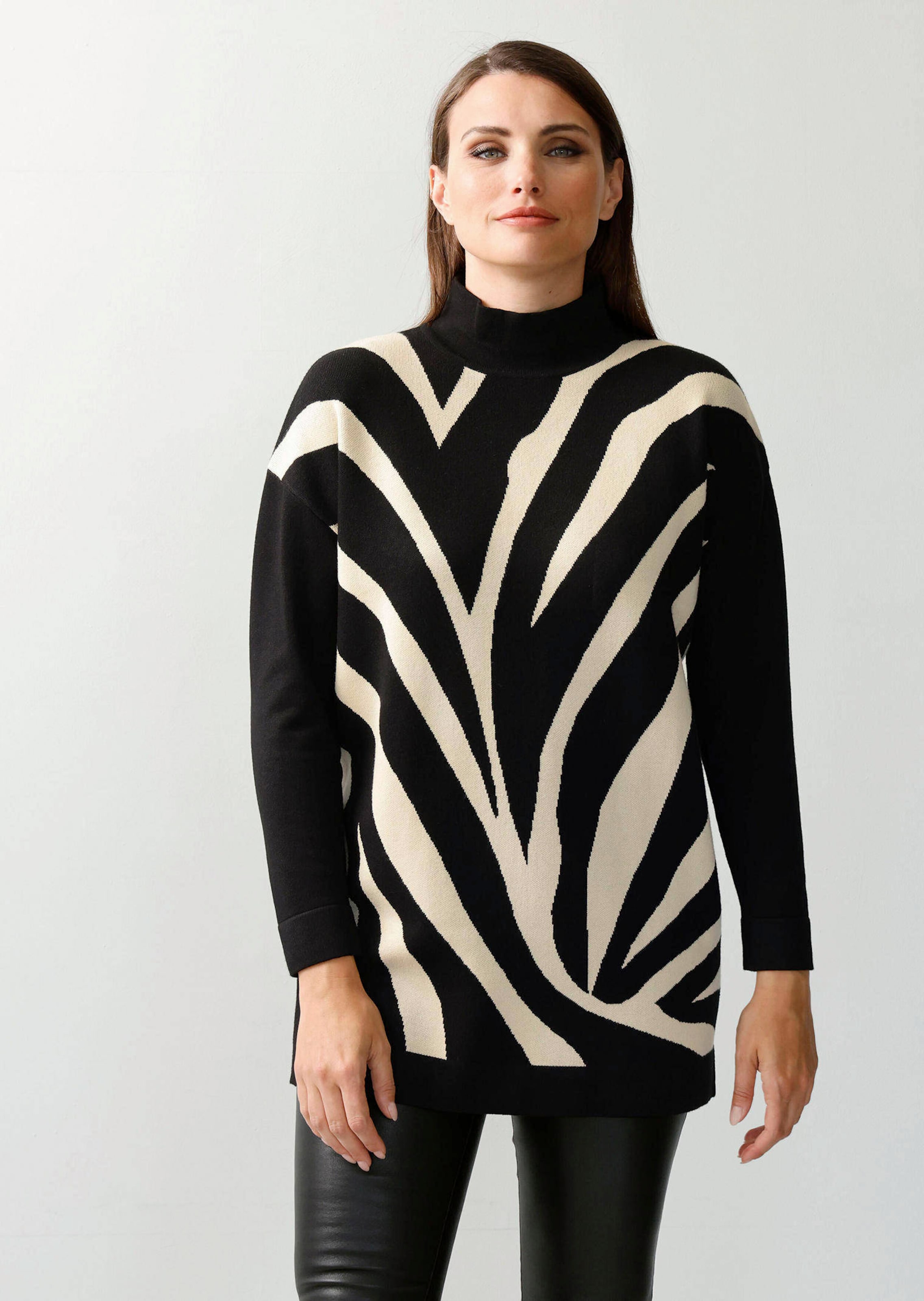 Longpullover mit Fledermausärmeln