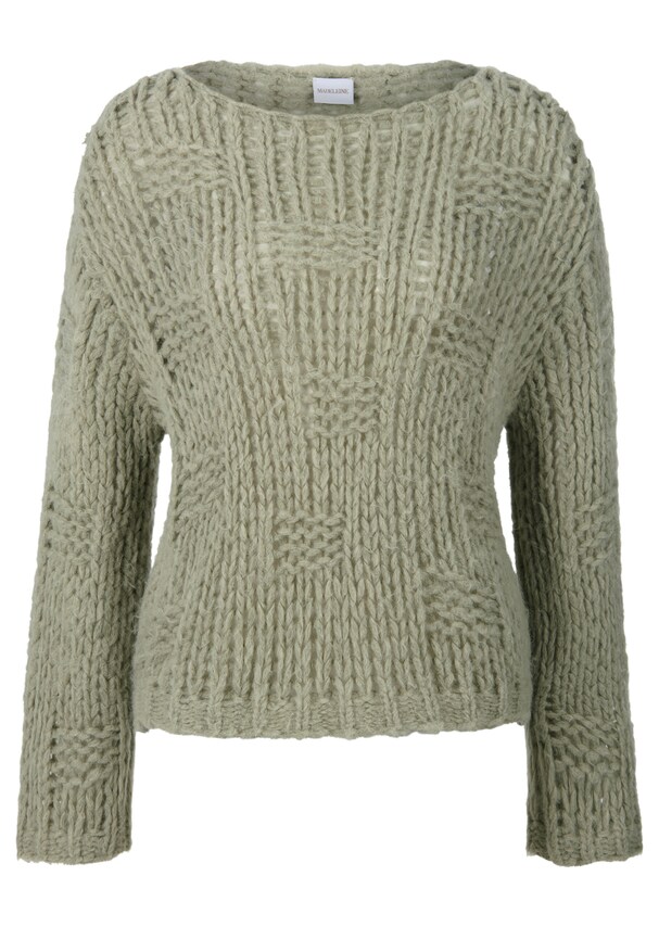 Chunky knit jumper with bateau neckline 5