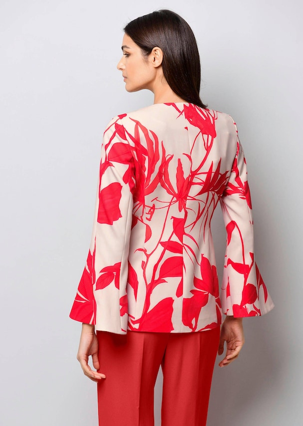 Blazer mit floralem Druck 2