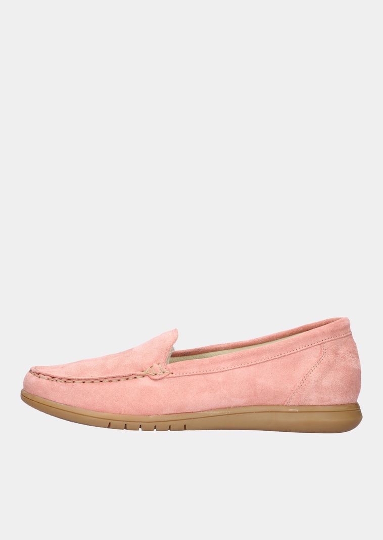 Mocassins en cuir, avec voûte plantaire amovible