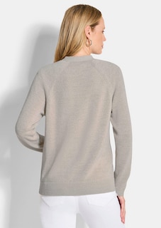 Kort tricot jasje van lintjesgaren thumbnail 3