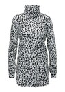 Turtleneck shirt with animal print thumbnail 1