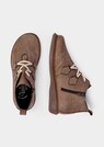 Stiefeletten aus echtem Leder mit breiter Schnürung thumbnail 2
