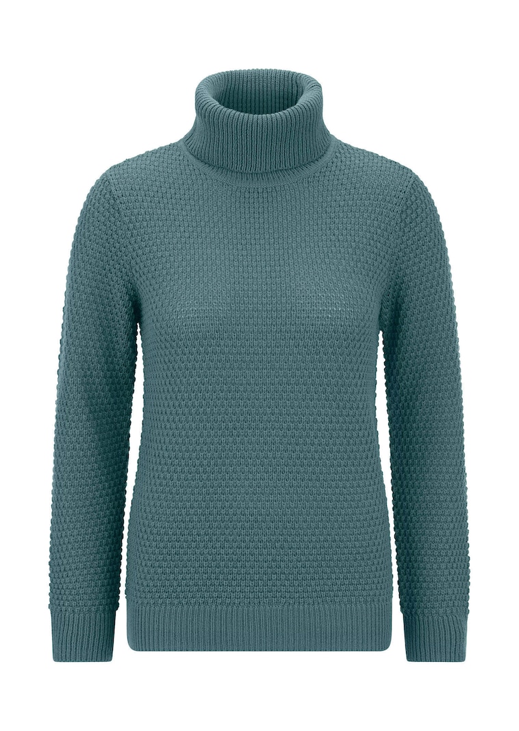 Warmer Strickpullover mit Rollkragen