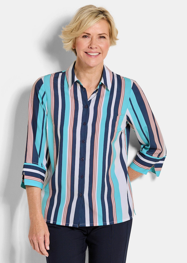 Chemisier à rayures, facile d'entretien
