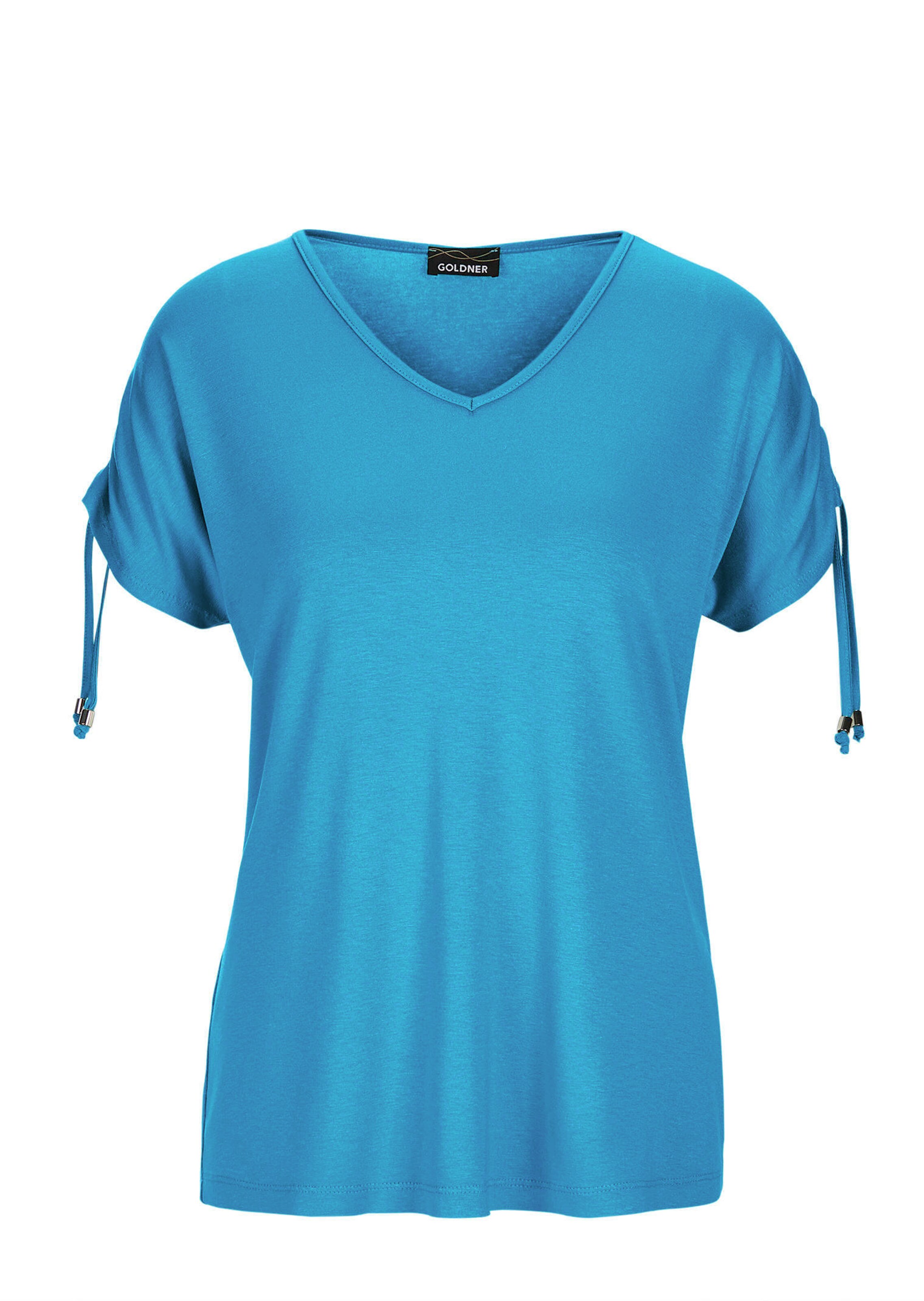 Shirt mit gerafften Ärmeln