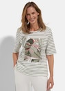 Ringelshirt mit grafischem Frontprint thumbnail 5