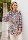 Gedessineerde blouse met exotisch patroon thumbnail 7