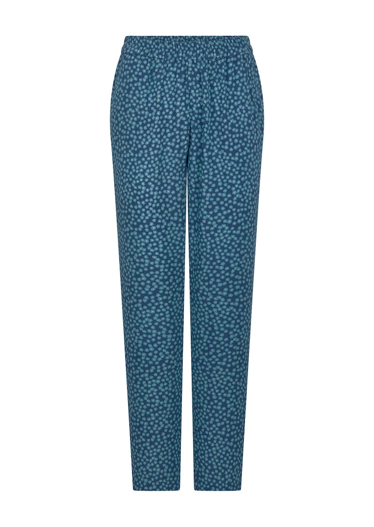 Hose SARA mit Millefleurs-Print