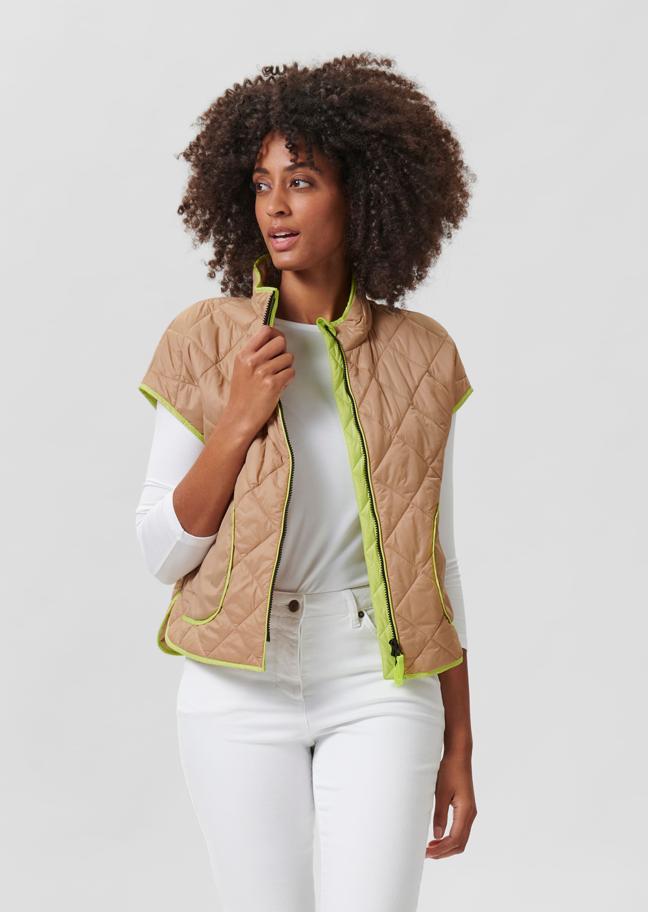 Doorgestikte bodywarmer