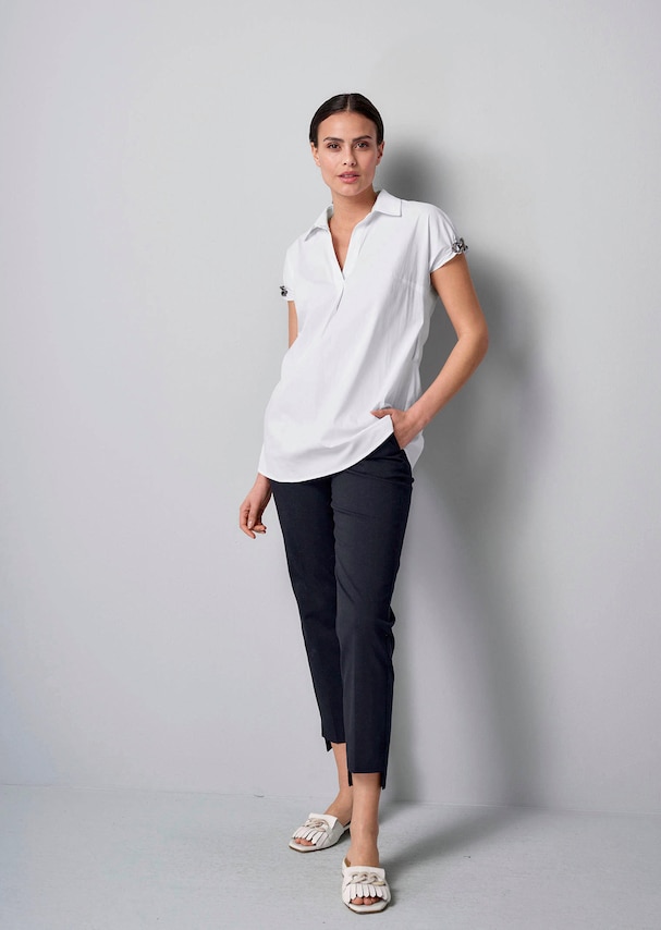 Longbluse mit Kettendetails am Arm 3